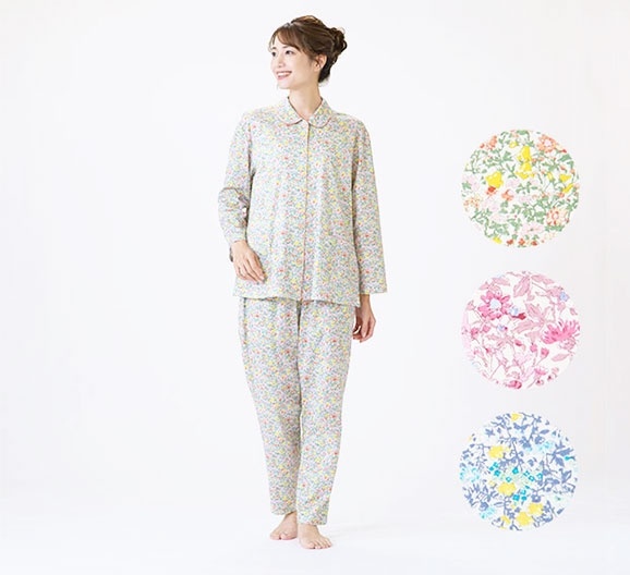 LIBERTY] リバティプリント 天竺プリント レディース パジャマ