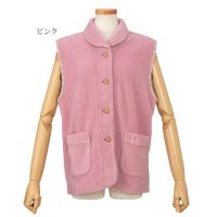 DAKS】レディース フリース ベスト (日本製/婦人 /ルームウェア