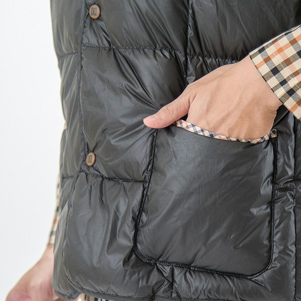 DAKS.ダウンベスト、新品 紳士] ダックス ダウン ベスト【DAKS】