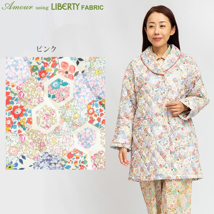 リバティ LIBERTY fabric 秋冬物パジャマ（L）b16 [定休日以外毎日出荷 