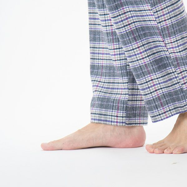 紳士]中空糸 ネル チェック メンズ パジャマ 【mila schon】 冬