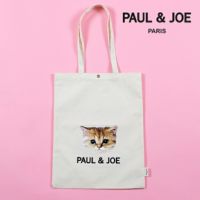 【PAUL&JOE PARIS】ポールアンドジョー パリス ヌネット トートバッグ エコバッグ マチ広 ブランド レディース 折りたたみ コンパクト  収納 ギフト ガールズ 猫 ねこ