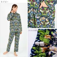リバティいちご泥棒パジャマ v&a】ウィリアムモリス【いちご泥棒】ニットパジャマ【Storawberry
