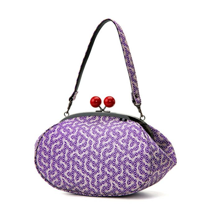 印伝 印傳屋 上原勇七 (INDEN-YA) 本革 合切袋 ( 巾着 信玄袋 ) 型番