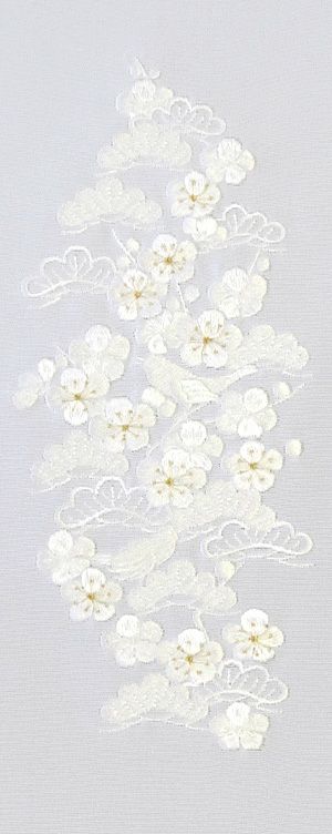正絹 色無地(一つ紋) 名高い 一越浜縮緬