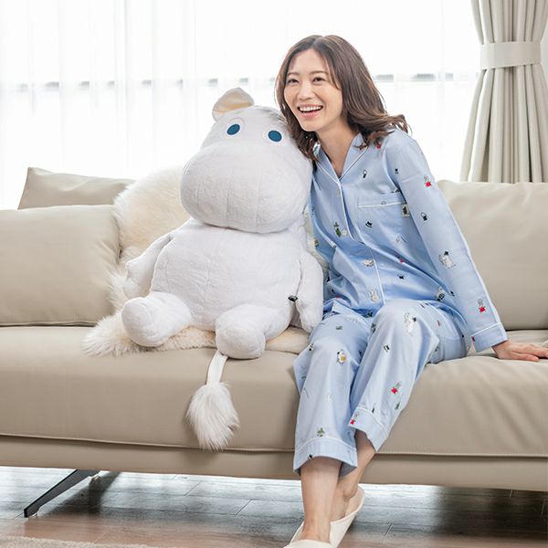 Amour アムール】×【MOOMIN ムーミン】サテン プリント レディース  