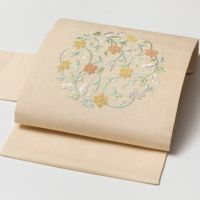 袋名古屋帯の刺繍 明治生まれの祖母様から受け継いだ、帯地を