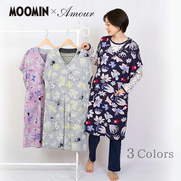 ＊ムーミンママ＊ARMEN エプロンワンピース ムーミンママ＊ARMEN エプロンワンピース MOOMIN エプロン ママローズ