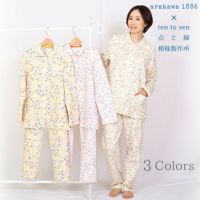 arakawa1886】×【点と線模様製作所】ニットキルト プリント【森