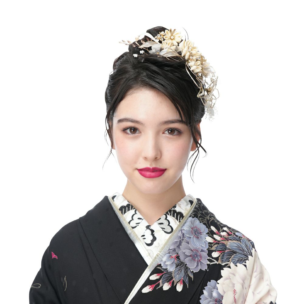 べっ甲透彫 髪留め 髪飾り 和装小物 着物（かんざし・髪飾り・櫛 