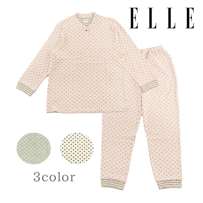 ELLE】接結天竺 花柄 レディース パジャマ エル | arakawa ONLINE SHOP