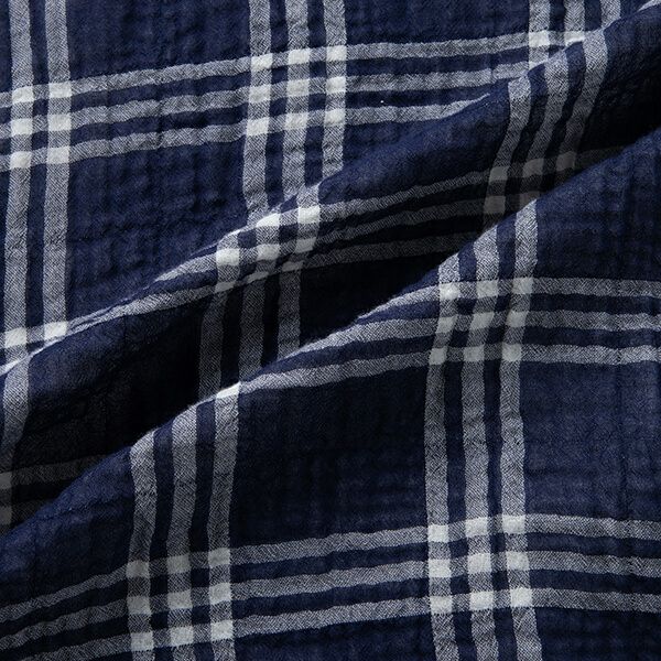 arakawa1886】甘撚り ストレッチ 二重ガーゼ チェック柄 メンズ