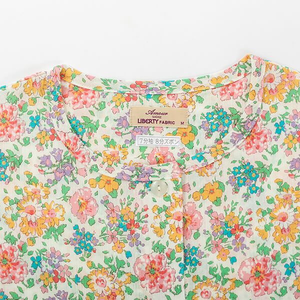 LIBERTY]リバティプリント クレープ素材の夏用パジャマ