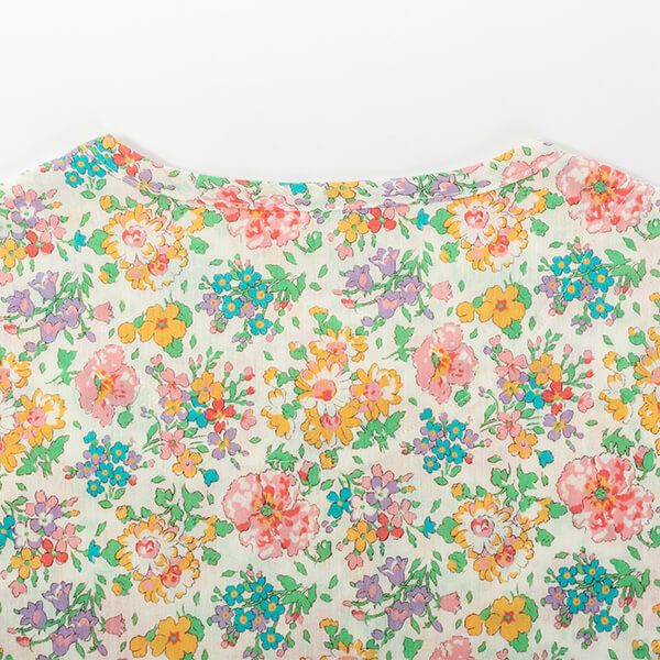 LIBERTY]リバティプリント クレープ素材の夏用パジャマ