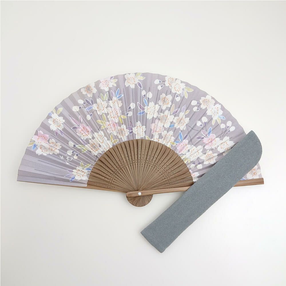 扇子セット（紙箱入） 宇野千代 桜 女性 京都 さんび | arakawa ONLINE