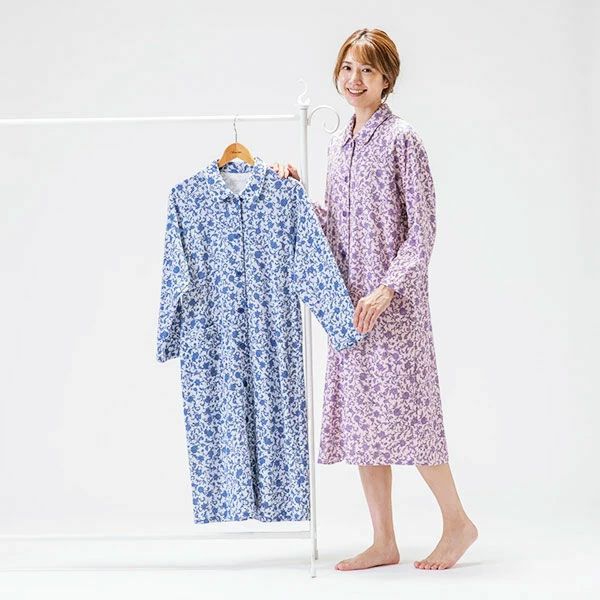 amour パジャマ M 小柄な方向け】裏パイルニット 無地 レディス 秋冬用 パジャマ