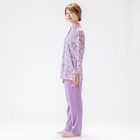 【新品】Amour /荒川こだわり設計　秋冬物パジャマ　乾燥機対応（L)日本製 Amour】裏パイルニット 無地 レディス 上下セット 中国製