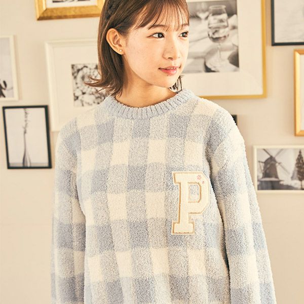 PAUL&JOE PARIS room wear】プルオーバー モールヤーンボーダー 春 秋