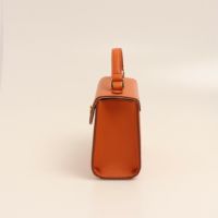 レザーバッグ No.3353B 【オレンジ】 本革 牛革 レザー さんび