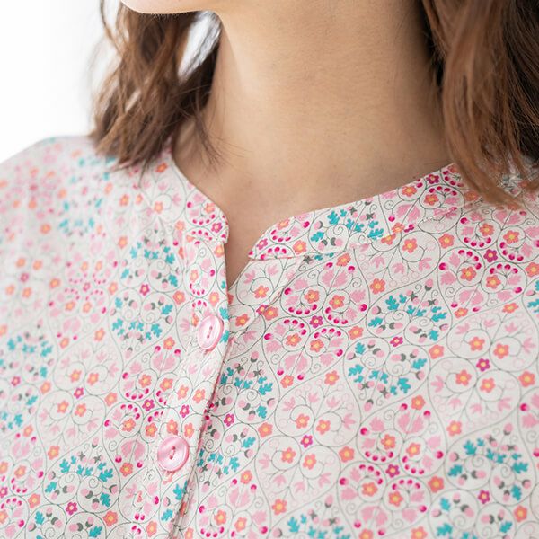 LIBERTY】リバティ 天竺プリント レディース パジャマ 綿100