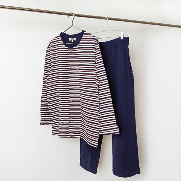 DAKS】ダックス メンズ [紳士] 天竺 ボーダー 無地 上下セット