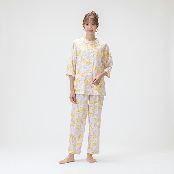 LIBERTY. - リバティ 七分袖長ズボン パジャマ 新品 L 婦人 女性