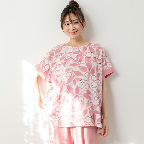 Amour】×【MOOMIN】ムーミン谷に咲く花とリトルミイ、水玉模様が