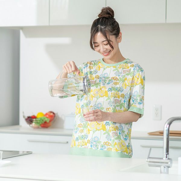 リバティプリント】[Liberty] 天竺プリント 夏用プルオーバー