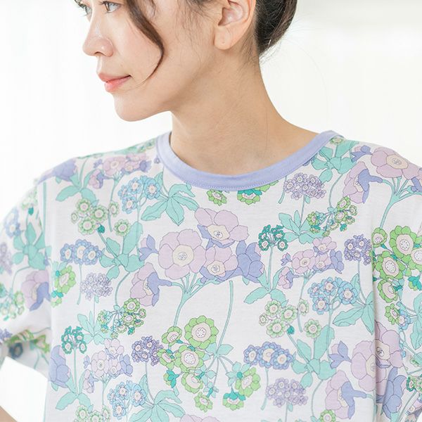 リバティプリント】天竺プリント 夏用プルオーバーパジャマ