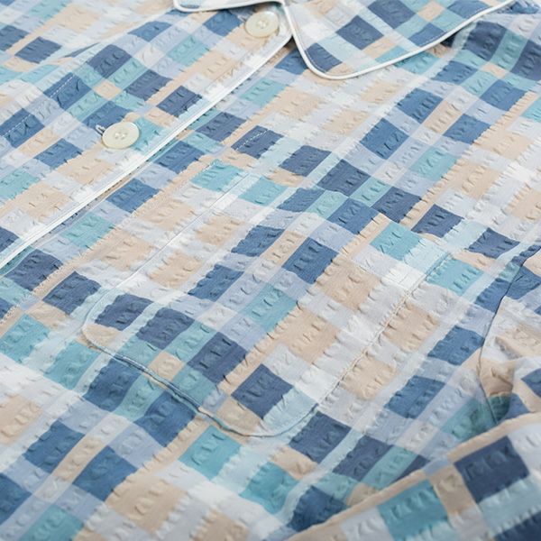 ダックス★DAKS★Sサイズ★パジャマ★新品未着用 紳士] 天竺 ニット 無地 パジャマ 【DAKS】ダックス 上下セット