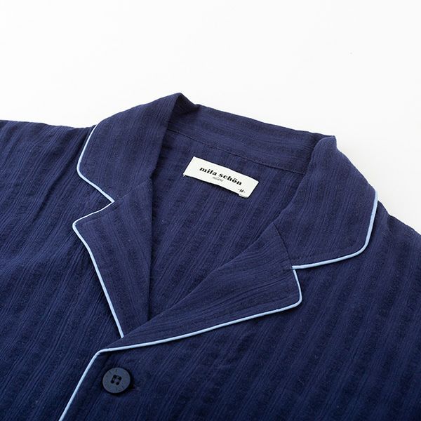 【新品】ミラショーン　サラサラコットン春夏物パジャマ（L)　日本製 mila schon】 海島綿 60スムース 無地 レディース パジャマ 日本