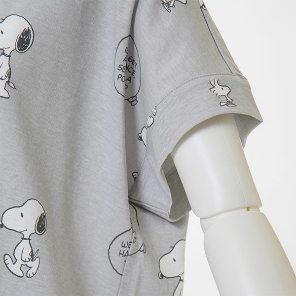 PEANUTS】天竺プリント スヌーピー 柄 レディース パジャマ