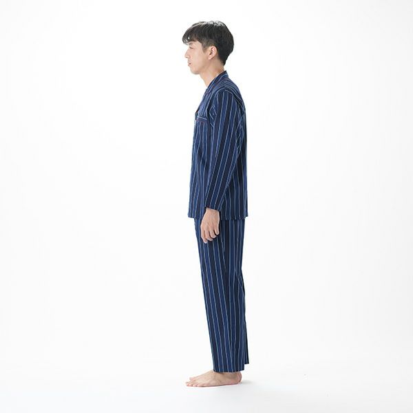 DAKS】サテン ストライプ柄 メンズパジャマ 日本製 | arakawa ONLINE SHOP