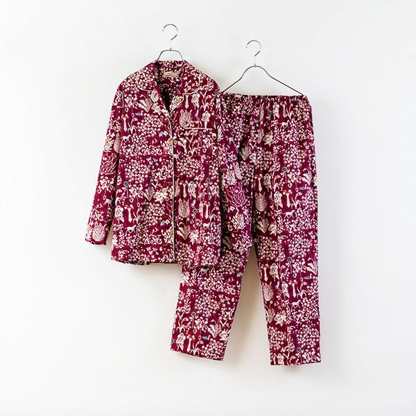 【値下げ新品】リバティ LIBERTY fabricタナローンパジャマ（M) LIBERTY.（リバティ） パジャマ ルームウェア 「LIBERTY」タナローン