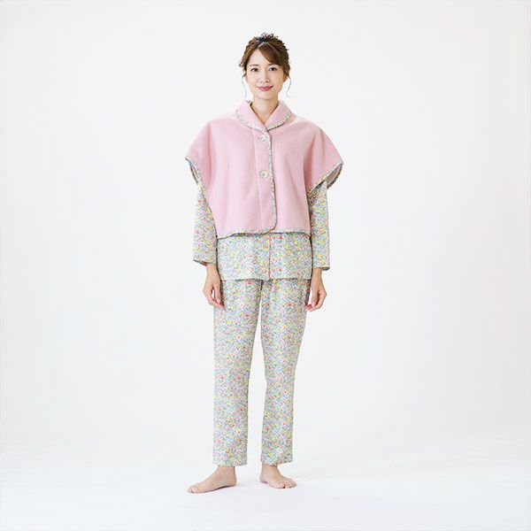 LIBERTY] フリース無地 部分柄 花柄 羽織物 肩当て | arakawa ONLINE SHOP