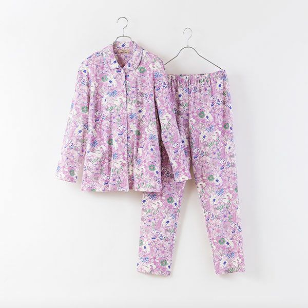 LIBERTY] スムースプリント 花柄 Gabrysia レディス 上下セット