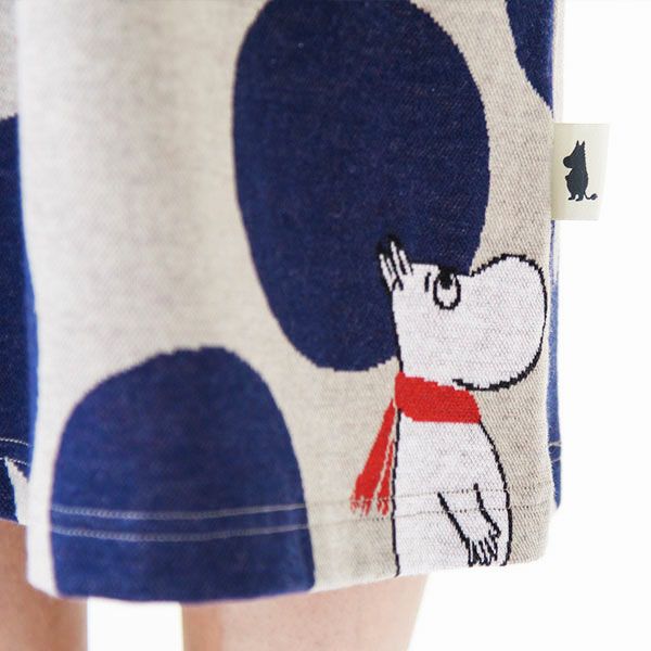 Amour】×【MOOMIN】ダブルジャカード 水玉柄 レディス ホーム