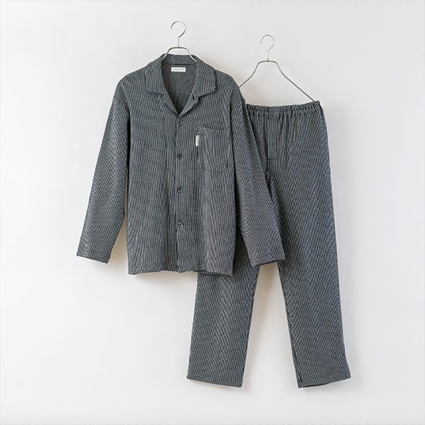 エイトロック起毛ストライプパジャマ | arakawa ONLINE SHOP