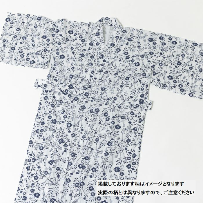  【婦人用】 ガーゼ寝巻き （※柄おまかせ） さんび 日本製