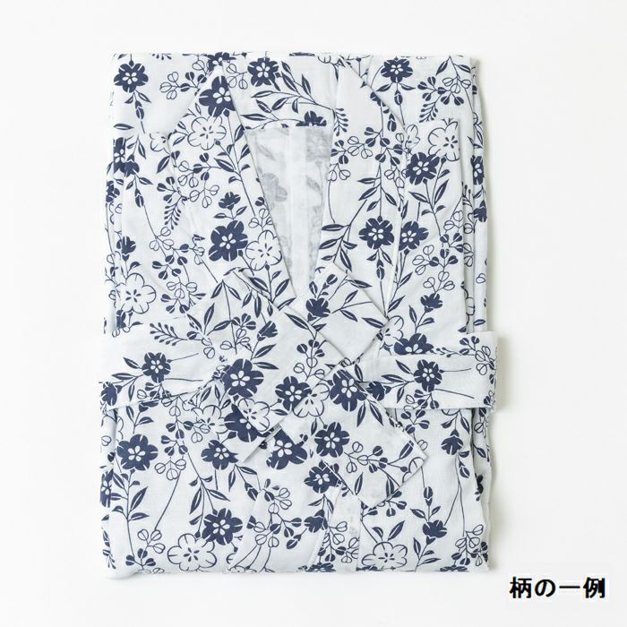  【婦人用】 ガーゼ寝巻き （※柄おまかせ） さんび 日本製