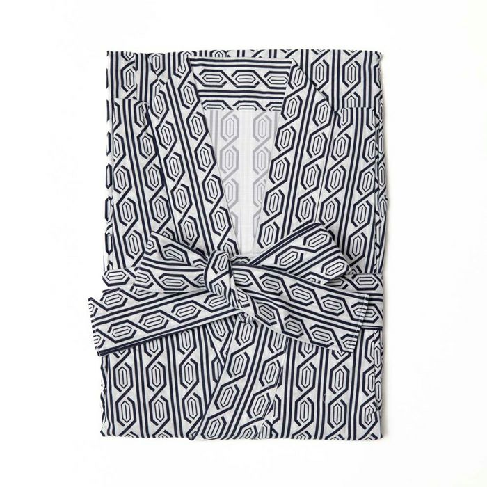 【紳士用】 ガーゼ寝巻き （※柄おまかせ） さんび 日本製