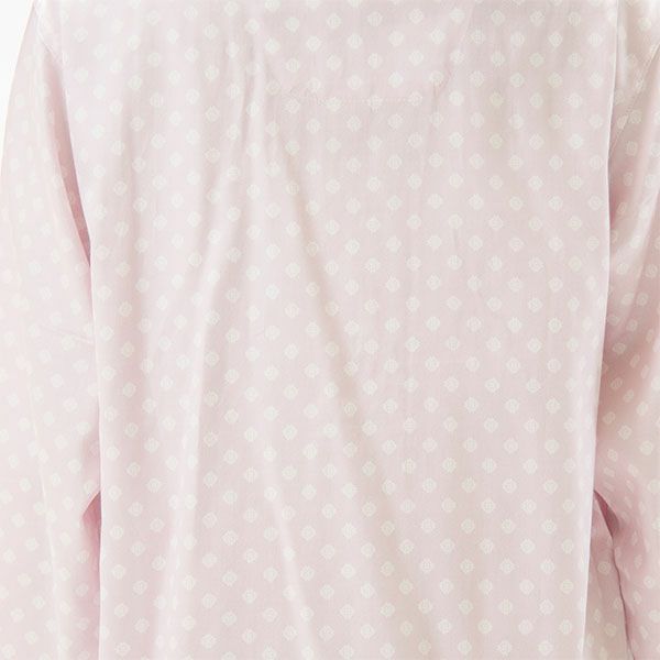 【DAKS】なめらかサテン小紋柄パジャマ