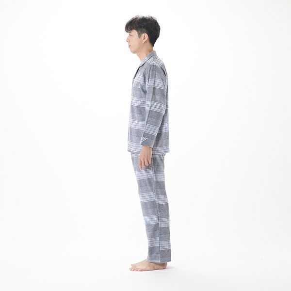 【DAKS】［紳士］甘撚り起毛ネルパジャマ