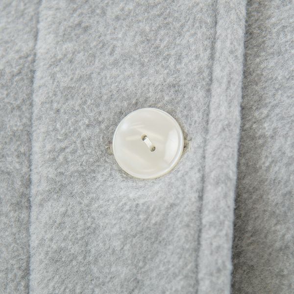 【MOOMINムーミン】×【Amourアムール】婦人パジャマふんわりフリースケープリトルミイ刺繍