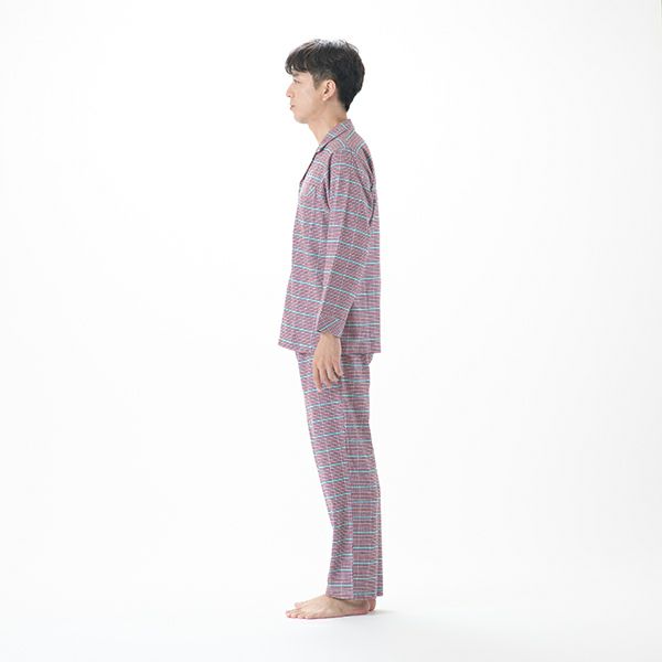 【DAKS】［紳士］ガンクラブチェック起毛ネルパジャマ