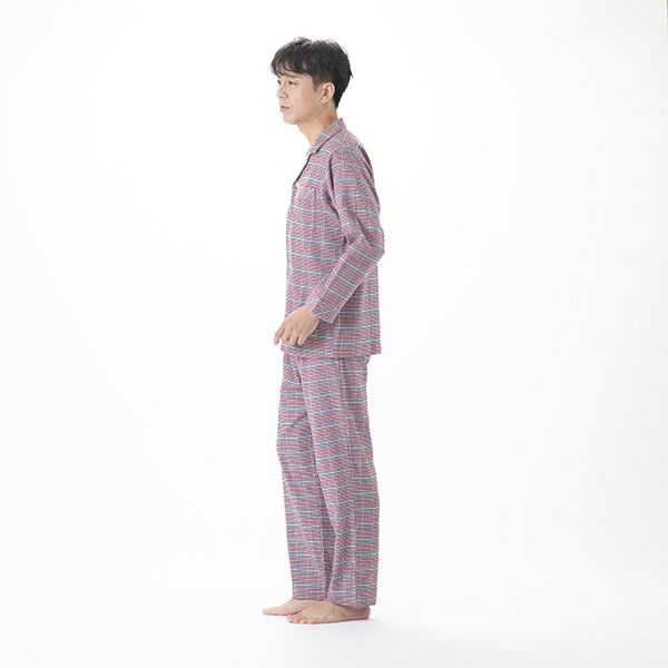 【DAKS】［紳士］ガンクラブチェック起毛ネルパジャマ