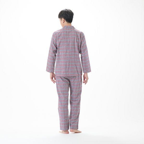 【DAKS】［紳士］ガンクラブチェック起毛ネルパジャマ