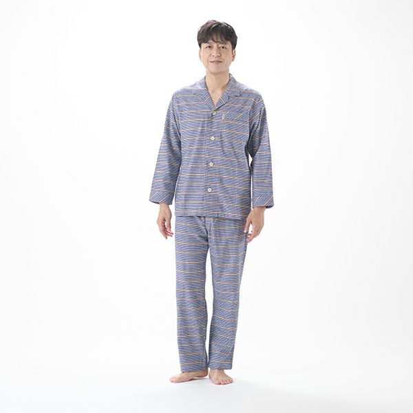 【DAKS】［紳士］ガンクラブチェック起毛ネルパジャマ
