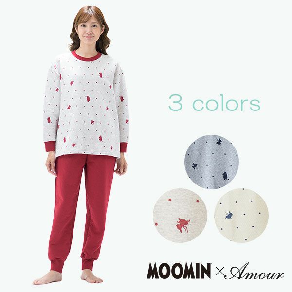 MOOMIN ムーミン】×【Amour アムール】ムーミン＆リトルミィシルエット