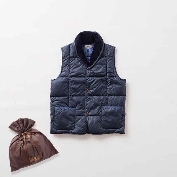 大きいサイズ][紳士] ダックス ダウン ベスト【DAKS】2L